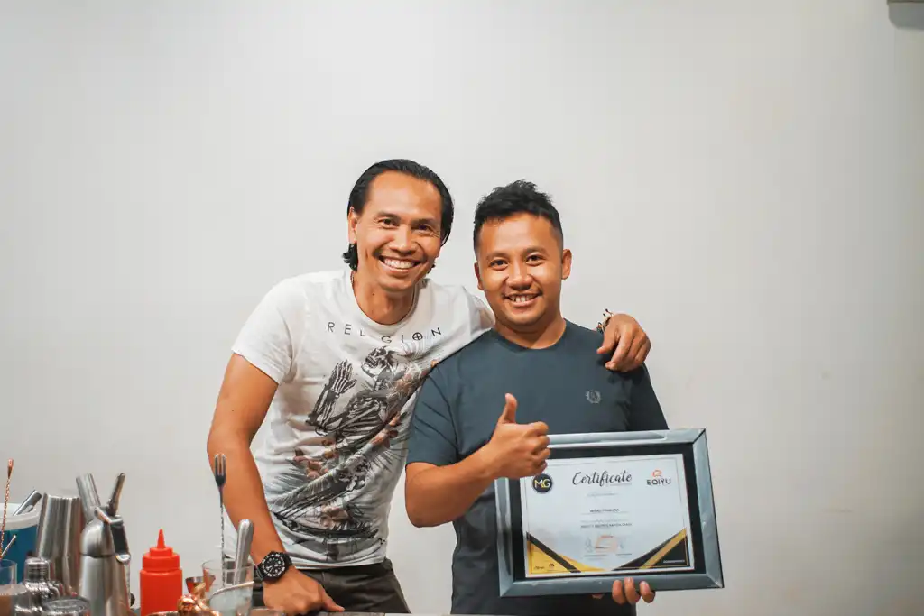 Dokumentasi [EQIYU x MBOWIS] Barista Class 9-11 MEI 2025 Malang